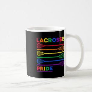 Lacrosse Sticks Lgbtq Rainbow Colour Gay Pride Mon Coffee Mug