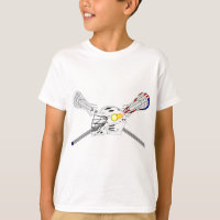 Lacrosse sticks with helmet