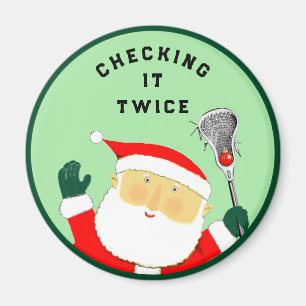 Lacrosse Stocking Stuffer Magnet