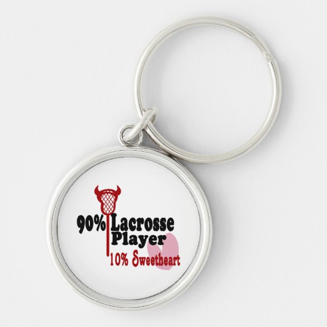 Lacrosse Sweetheart Key Ring (Front)