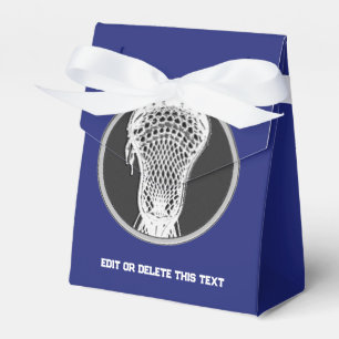 Lacrosse Team Blue Favour Box
