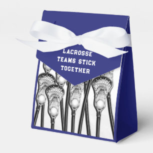 Lacrosse Team Blue Favour Box