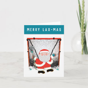 Lacrosse Team Christmas Holiday Card