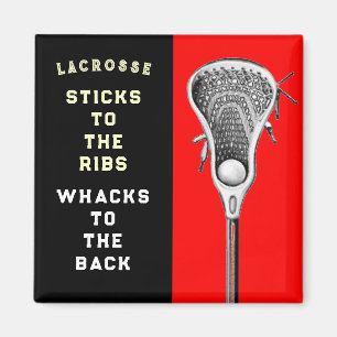Lacrosse Team Funny Magnet