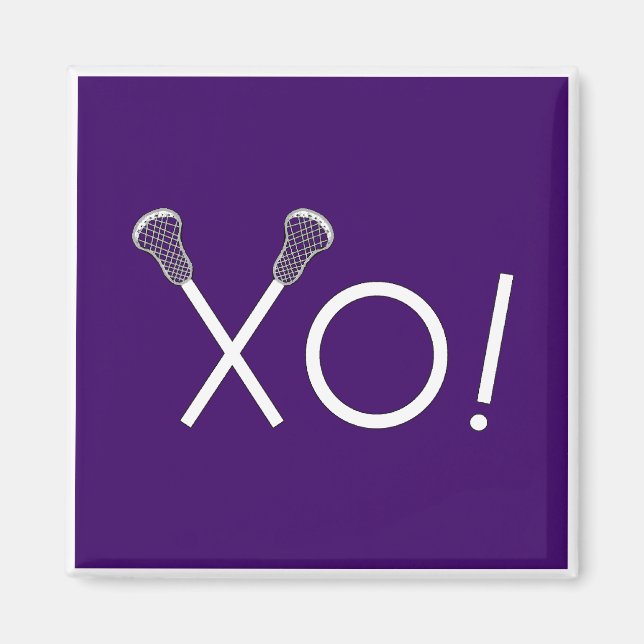 Lacrosse Team Gifts Magnet (Front)