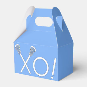 Lacrosse Team Light Blue Favour Box