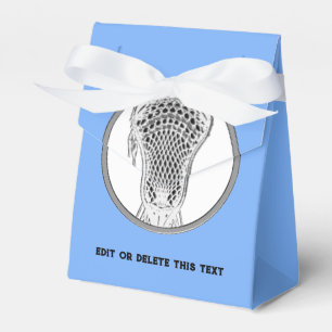 Lacrosse Team Light Blue Favour Box