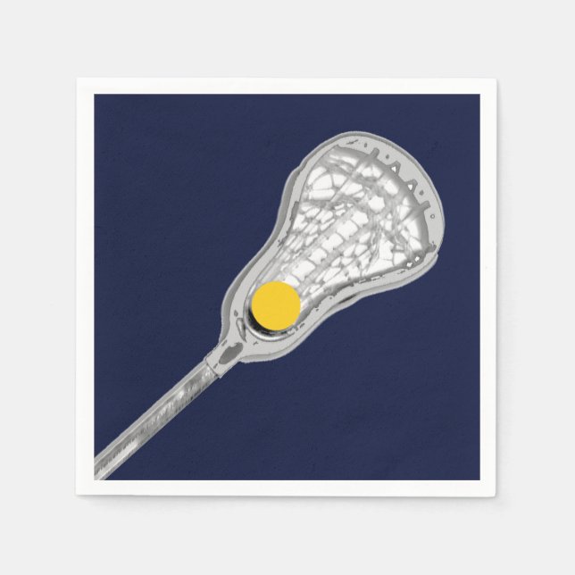 Lacrosse Team Napkin (Front)