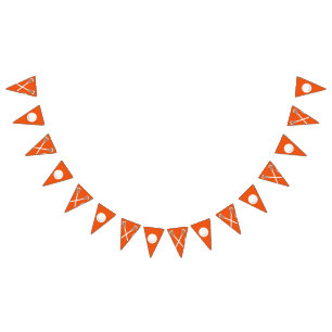 Lacrosse Team Orange Bunting