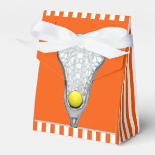 Lacrosse Team Orange Favour Box