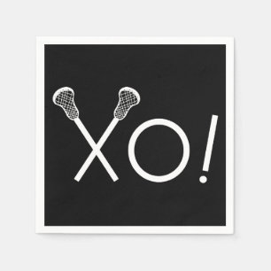 Lacrosse Team Party Event Napkin
