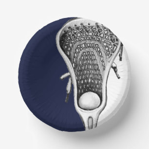 Lacrosse Team Party Paper Plate