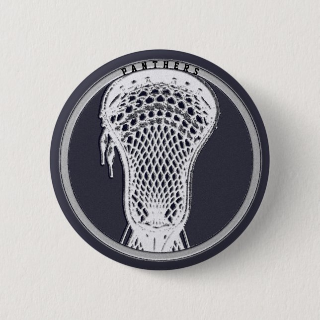 Lacrosse Team Player Keepsake Gift Button (Front)