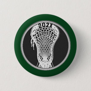 Lacrosse Team Player Keepsake Gift Button