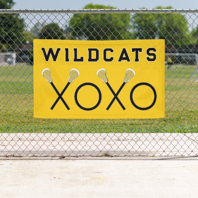 Lacrosse Team Yellow Banner (Insitu)