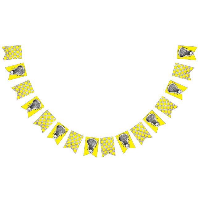 Lacrosse Team Yellow Bunting (All)