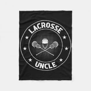 Lacrosse Uncle - Lacrosse Player Uncle Lacrosse Pl Fleece Blanket
