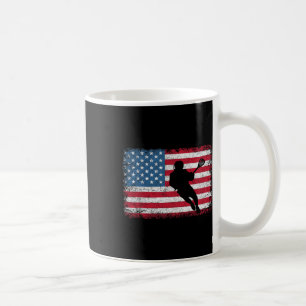 Lacrosse Usa American Flag Lax Shirt Men Women Boy Coffee Mug