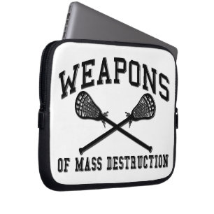 Lacrosse Weapons Laptop Sleeve