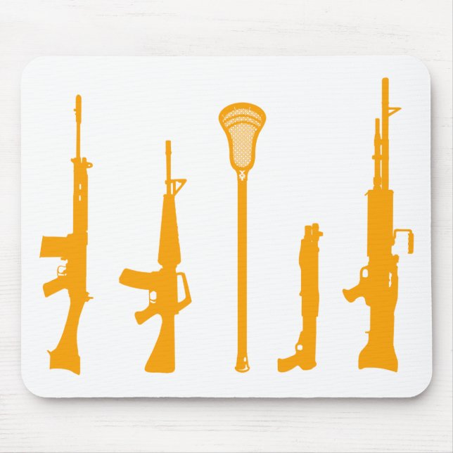 Lacrosse Weapons Mouse Pad (Front)