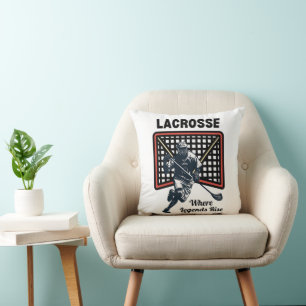 Lacrosse: Where Legends Rise Cushion