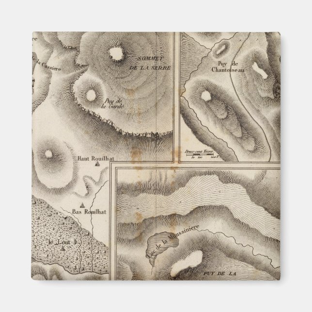 Lacs volcaniques magnet (Front)