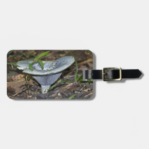 Lactarius indigo Blue Mushroom Luggage Tag