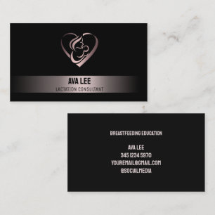 Lactation Black Bronze Business Card
