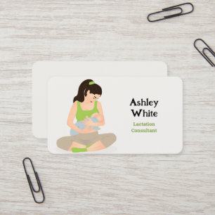 Lactation Consultant Breastfeeding Business Card