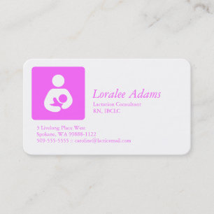 Lactation Consultant Business Card