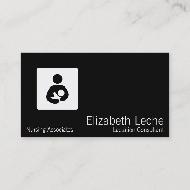 Lactation Consultant Calling Card (Front)
