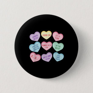 Lactation Consultant Valentine Heart Candy Breastf 6 Cm Round Badge