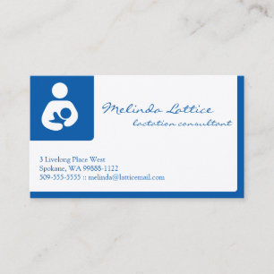 Lactation Consultant w/ QR Code Business Card