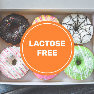 Lactose Free Allergy Safe Culinary  Classic Round  Classic Round Sticker