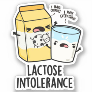 Lactose Intolerance Funny Milk Pun