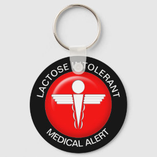 Lactose Intolerant Key Ring