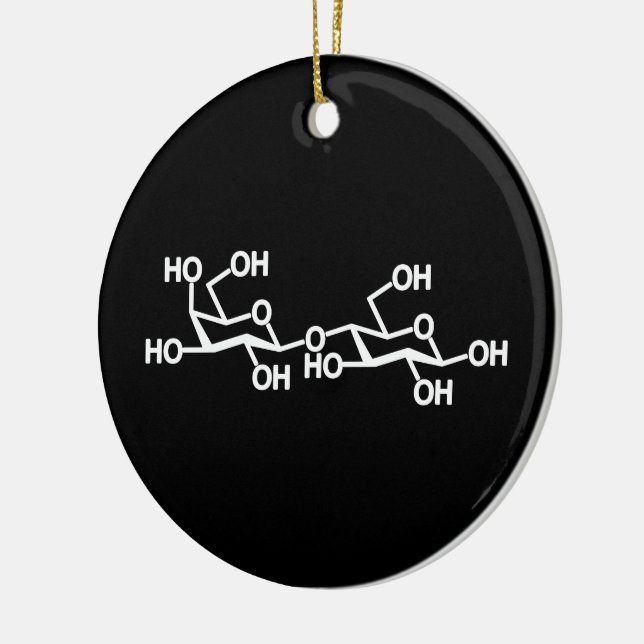 Lactose Milk Structure Ceramic Tree Decoration (Left)