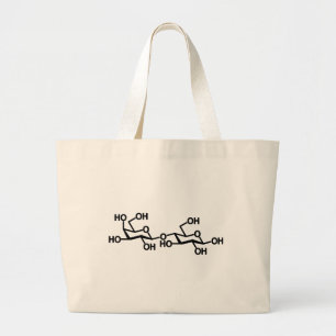 Lactose Milk Structure Large Tote Bag