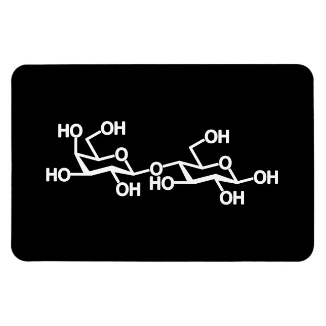 Lactose Milk Structure Magnet (Horizontal)