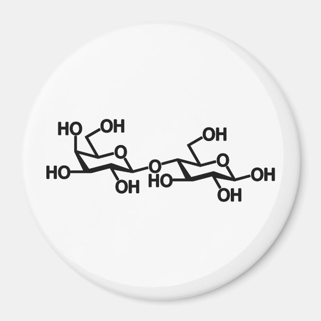 Lactose Milk Structure Magnet (Front)