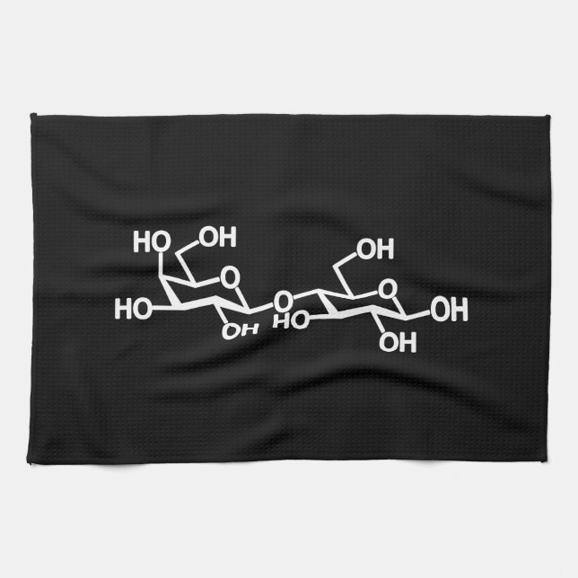 Lactose Milk Structure Tea Towel (Horizontal)