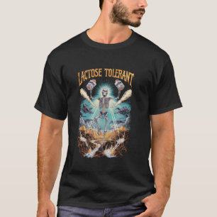 Lactose Tolerant Shirt Men Women Funny Meme Retro