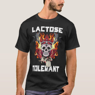 Lactose Tolerant Trendy Meme Raglan Baseball T-Shirt