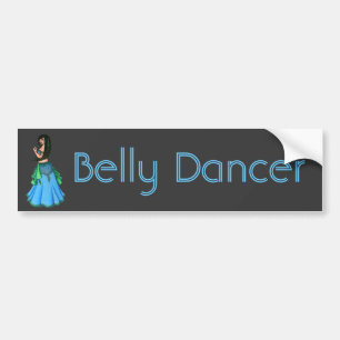 Lacy Belly Dancer Bumper Sticker