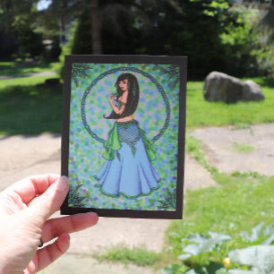 Lacy Belly Dancer Postcard