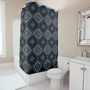 Lacy Diamonds Shower Curtain