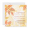 Lacy Leaves Fall Wedding Invitation