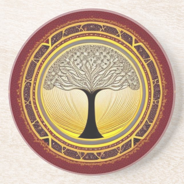 Lacy Tree of Life Coaster (Front)