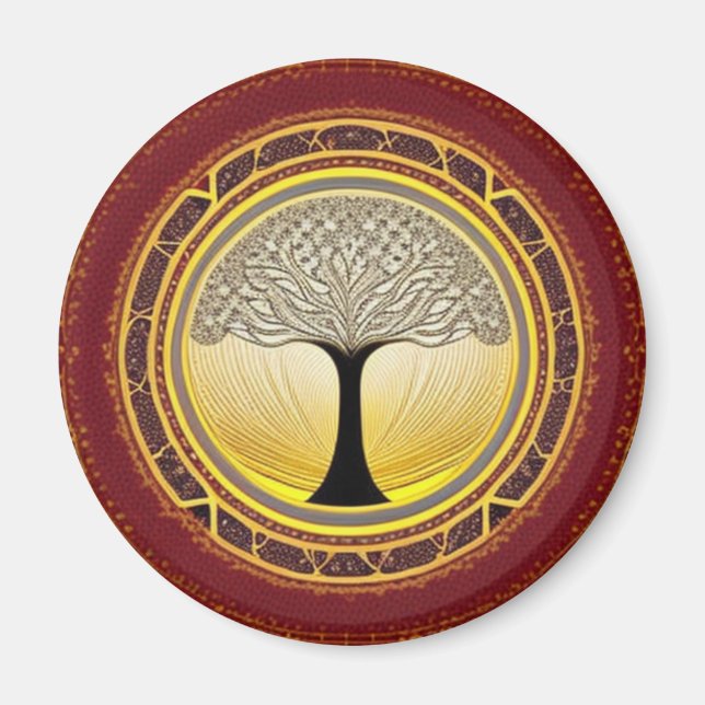 Lacy Tree of Life Magnet (Front)