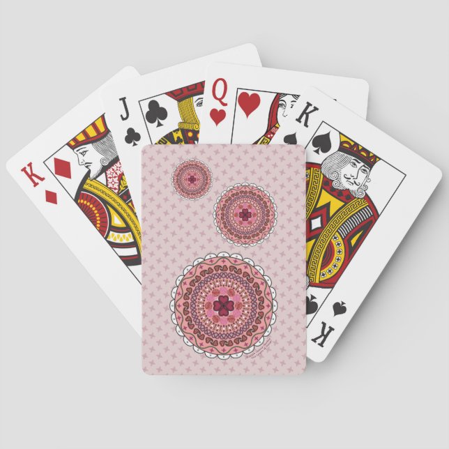 Lacy Valentine's Day Classic Playing Cards (Back)